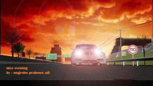 high way animated bmw cars preview image